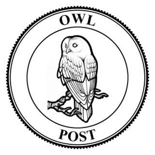 Owl Post Seal BW photo by Viurre | Photobucket | Harry Potter ... Harry Potter Owl Post Printable, Harry Potter Weihnachten, Harry Potter Clip Art, Harry Potter Printables Free, Stile Harry Potter, Harry Potter Owl, Owl Post, Harry Potter Printables, Harry Potter Classroom