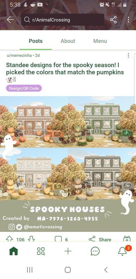 Acnh Ghost, Acnh Standee, Big Pumpkin, Standee Design, Biggest Pumpkin, Pumpkin Contest, Acnh Codes, Acnh Ideas, Spooky House