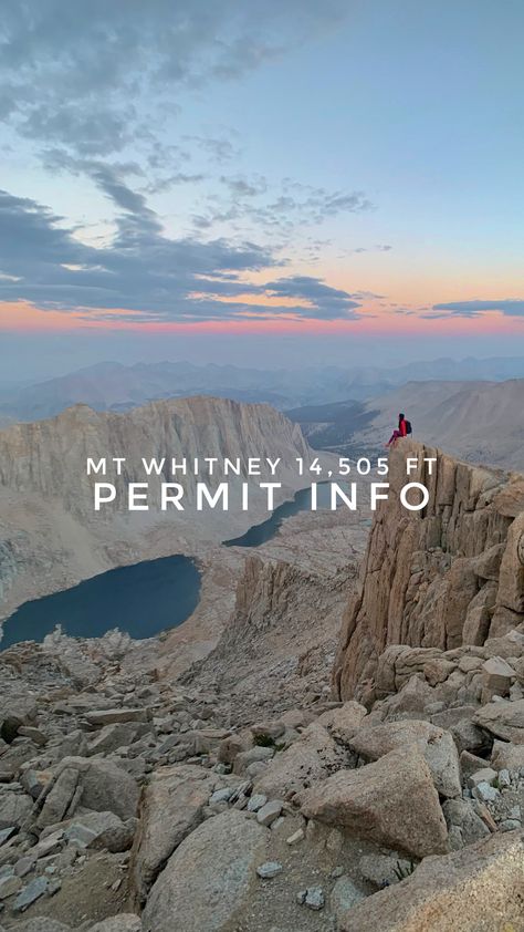 mount whitney permit information Mt Whitney Hike, Mount Whitney Hiking, Mt Whitney, Mount Whitney, Mom Travel, Pine Lake, Beautiful Hikes, Hiking Destinations, Deep Winter