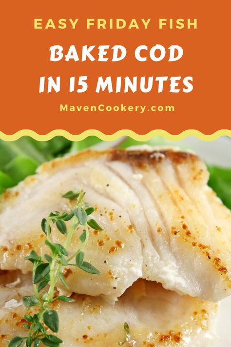 A Delicious Baked Cod Recipe that is ready in under 15 minutes #bakedcod #cod #fishrecipe #codrecipes #easydinner #healthymeal #lentrecipes #easylentrecipes #healthydinnerrecipes Oven Baked Cod Fillets, Alaskan Cod Recipe Baked, Alaskan Cod Recipe, Baked Cod Fillets, Cod Recipes Healthy, Cod Fillet Recipes, Cod Dishes, Baked Cod Recipes, Air Fryer Fish Recipes