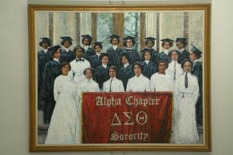 The first honorary member of Delta Sigma Theta. She led the founding women on their first activist movement to March on Washington on the eve of President Wilson's inauguration to gain support for the passing of the 19th Amendment. She also wrote the oath for Delta Sigma Theta Happy Founders Day, Delta Girl, Theta Sorority, Delta Sigma Theta Sorority, Kappa Alpha Psi, Founders Day, Omega Psi Phi, Alpha Kappa Alpha Sorority, Howard University