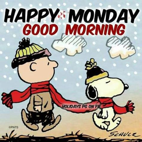 Happy Monday Pictures, Snoopy Videos, Monday Greetings, Good Morning Winter, Happy Monday Quotes, Good Morning Snoopy, Good Morning Happy Monday, Monday Humor, Snoopy Funny