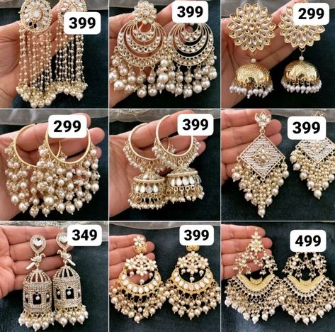 Jhumka Earrings Collection, Trendy Silver Jewelry, Pakistani Earrings, Wedding Jewelry Sets Bridal Jewellery, Pakistani Bridal Jewelry, Indian Wedding Jewelry Sets, Indian Bridal Jewelry Sets, Pretty Jewelry Necklaces, Bridal Jewellery Design