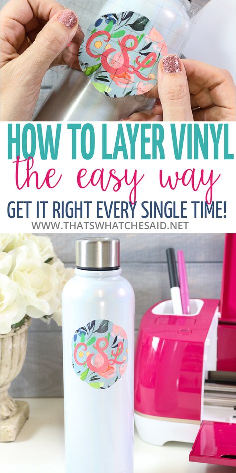 Vinyle Cricut, Cricut Help, Cricut Supplies, Cricut Explore Projects, Projets Cricut, You Perfect, Layered Vinyl, Cricut Projects Beginner, Cricut Explore Air