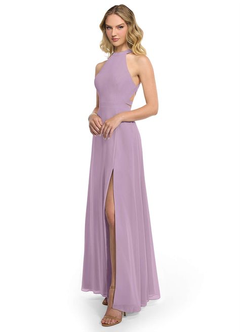 Azazie Clarice Wisteria Bridesmaid Dresses | Azazie Wisteria Bridesmaid Dresses, Uzun Boy, Bridesmaid Dresses Azazie, Azazie Bridesmaid Dresses, Long Bridesmaid Dress, Wisteria, Color Style, Wedding Bells, Bridesmaid Dress