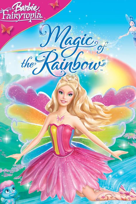 Fairytopia Magic Of The Rainbow, Barbie Fairy, Barbie Fairytopia, Barbie Movies, The Rainbow, Movie Poster, Dvd, Rainbow