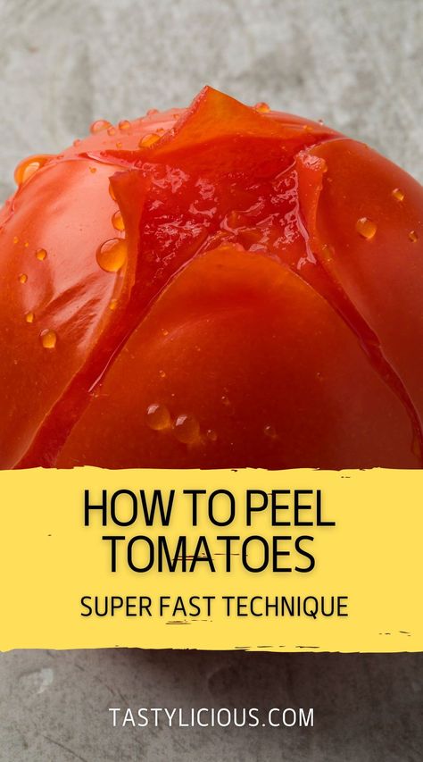 How To Prepare Tomatoes For Salsa, Peeling Tomatoes For Sauce, How To Get Skin Off Tomatoes, Skin Tomatoes How To, How To Skin Tomatoes, How To Peel Tomatoes Easily In Oven, Peeling Tomatoes For Canning, Peel Tomatoes Easy, How To Peel Tomatoes Easily