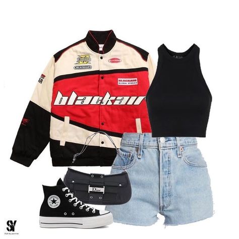 2000s Clothes, Red Day, Grunge Vintage, Charles Leclerc, Kpop Fashion Outfits, Teenage Fashion Outfits, Kpop Outfits, Mode Inspiration, Lookbook Outfits