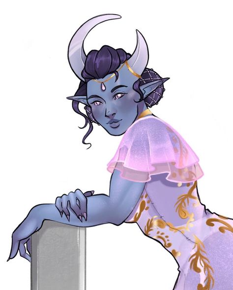 COMMISSIONS OPEN 😈 on Instagram: “And I finished her! Everyone meet the lovely Diana of the Moon . . . #dnd #dungeonsanddragons #dnd5e #fantasy #fantasyart #fantasyartist…” Tiefling Monk, Purple Tiefling, Tiefling Sorcerer, Tiefling Female, Fantasy Artist, Character Ideas, Commissions Open, Freelance Illustrator, Light And Shadow