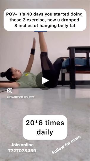 153K views · 1.4K reactions | Best beginner friendly exercise to lose hanging belly fat . 

 Can be done my new mommies n those who are looking to lose mommy pouch. 100% best mom hanging belly loss workout. 

Beginner friendly and easy to do at home belly fat workouts. 
It literally helped to shrink my belly a lot

You can also do it to lose post pregnancy .
Include with 15 mins of cardio workout  and follow a protein rich diet to get the best results.

Calorie deficit is important.

Follow me for amazing and beginner friendly

This same exercise can be done to lose post pregnancy belly fat. No backache after this workout. 

#core #coreworkout #absworkout #abs #absday #corestrength #strong  #bellyfat #momlife #momfit #fitmom #getfit #momblogger #womenfashion #womeninspiringwomen #inchloss Belly Loss Workout, Lose Hanging Belly, Bladder Exercises, Exercise Belly, Post Pregnancy Belly, Hanging Belly, Workout Core, Protein Rich Diet, Inch Loss