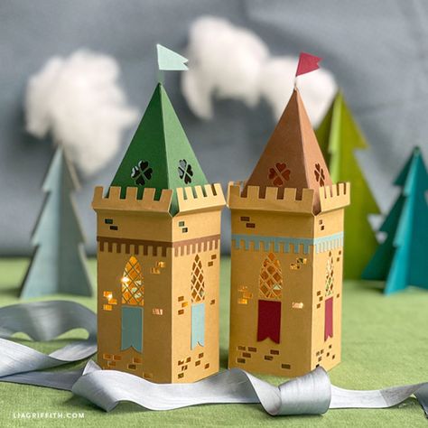 Medieval Diy Crafts, Paper Crafts Svg, Paper Castle, 3d Svg Files, Paper Feathers, Felt Pumpkins, 3d Svg, Diy Templates, 3d Paper Crafts