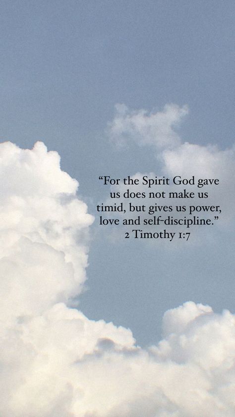 2 Timothy 1 7, Verses Wallpaper, 2 Timothy, 1% Wallpaper, Prayer Board, Bible Verse Wallpaper, Self Discipline, King Of Kings, His Hands