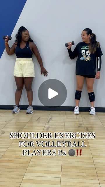 Tylar Grant on Instagram: "Shoulder exercises for Volleyball Players Pt 2 🏐‼️ One thing to keep in mind - keep your elbow glued to the wall to ensure control and proper form! #volleyball #volleyballreels #volleyballdrills #volleyballplayer #volleyballgirls #volleyballcoach #volleyballtrainer #volleyballreel #volleyballdrillsandskills" Volleyball Shoulder Workouts, Hitter Workouts Volleyball, Workouts For Volleyball Players, Volleyball Serving Drills At Home, Volleyball Drills For Passing, Volleyball Serve Receive Drills, Passing Drills Volleyball, Volleyball Workouts, Volleyball Drills