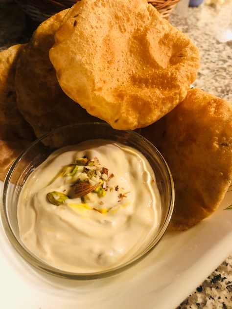 Shrikhand is a dessert made from hung curd and is a favorite one when it comes to festivals. #shrikhand #indiandessert #festival #puri #indianfoodrecipes Shrikhand Puri, Halwa Puri Snapchat, Pani Puri Captions, Gomti Nagar Lucknow Snap, Puri Odisha, Gudi Padwa, Vegetarian Indian, Indian Desserts, Indian Food Recipes Vegetarian