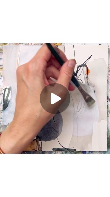 4,843 likes, 111 comments - evakalien am September 24, 2022: "workinprogress 
• only left hand •
with ink, pigments, gouache and graphite on watercolour paper 30 x 30
and three times longer….
.
.
.

#arttutorial #artwork #arttutorials #artjournal #mixedmedia #abstractpainting #pigments #abstractartwork #intuitivepainting #lovemywork #painting #collage #paintingoftheday #onpaper #abstractobsession #dsart #instaabstract #instaartwork #instaart #artoftheday #instadaily #meditation #myart #creative Gouache Abstract Painting, Artist Sketchbook, Intuitive Painting, Watercolor Paintings Abstract, Collage Art Mixed Media, Art Instructions, Mark Making, Mixed Media Painting, Watercolor Artwork