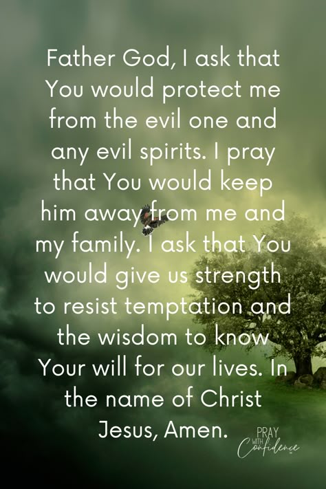 Prayer Against The Enemy, Evil Words, Good Night Prayer Quotes, Prayer For Guidance, Spiritual Warfare Prayers, My Demons, Everyday Prayers, Father God, Prayer For Protection