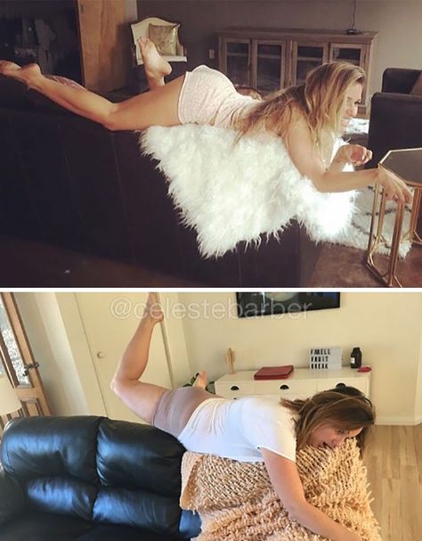 Funny-celebrity-instagram-photo-recreation-celeste-barber Funny Impressions, Recreate Pictures, Dailysquared Celebrity, Weird Poses, Celeste Barber, Funny Photos Of People, Photos Of Celebrities, Celebrity Instagram, Clever Comebacks