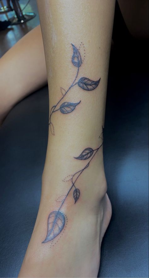 Rose Vine Ankle Tattoo, Flower Vine Ankle Tattoo, Ankle Vine Tattoos For Women, Vine Plant Tattoo, Big Ankle Tattoo, Foot Flower Tattoos, Vine Ankle Tattoo, Ankle Vine Tattoo, Unique Ankle Tattoos