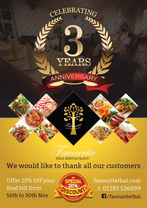 Restaurant Anniversary Poster, A3 Poster Design, Restaurant Anniversary, Hiring Poster, Anniversary Poster, Chocolate Pictures, Restaurant Poster, Hotel Food, Dress Neck