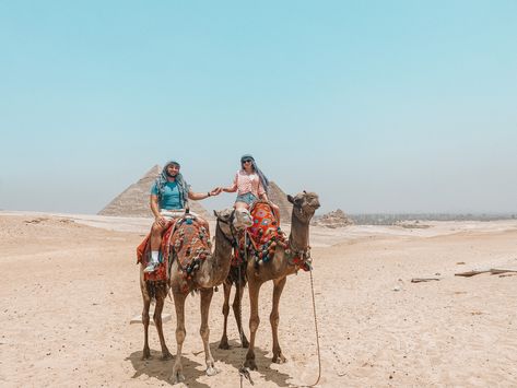 Pyramids of Giza couples camel ride in Egypt Camel Riding, The Pyramids, Pyramids Of Giza, Bugatti Veyron, Giza, Bugatti, Middle East, Egypt, Camel