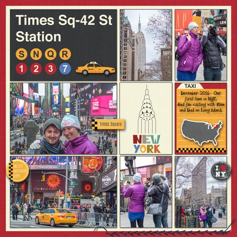 #nyc #TimesSquare #travelscrapbooking #digitalscrapbooking #pocketscrapbooking #newyork New York City Scrapbook Layouts, Nyc Scrapbook Ideas, Nyc Scrapbook Layouts, New York Scrapbook Ideas, Nyc Scrapbook, New York Scrapbooking, Multi Photo Layouts, Times Square Ny, Scrapbook Planning