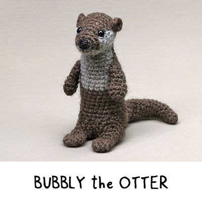 Patterns Otter Amigurumi, Otter Pattern, Baby Otters, River Otter, Tiger Pattern, Crochet Animal Patterns, Pet Safety, Crochet Baby Patterns, Crochet Patterns Amigurumi