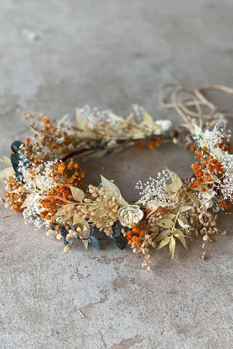 Boho Crown, Bridal Hair Wreath, Boho Flower Crown, Flower Crown Hairstyle, Bridal Flower Crown, Ivory Flower, Hair Wreath, Flower Crown Wedding, Bridal Hair Flowers