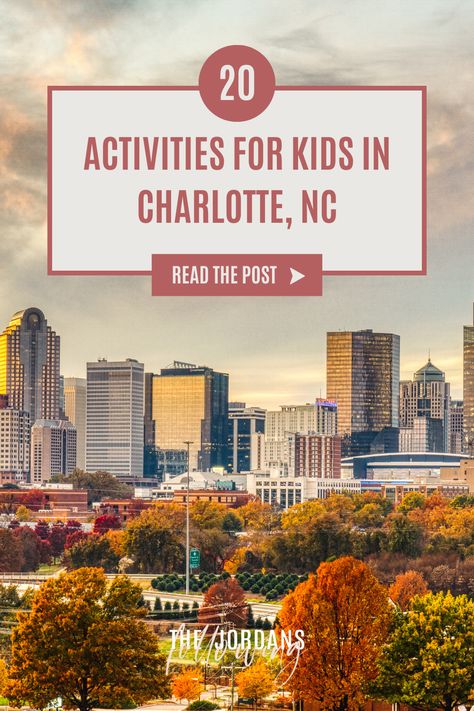 Charlotte, North Carolina is such a fun city for kids! From working farms to museums and adventure parks, there is so much you can do here! #charlotte #northcarolina #usdestinations @followingthejordans what to do in North Carolina, Family guide to Charlotte, activities for kids in Charlotte, family travel, traveling with toddlers, traveling with kids, travel guide Charlotte, travel guide North Carolina, US destinations Charlotte North Carolina With Kids, Charolette North Carolina, Belmont North Carolina, Traveling With Toddlers, Adventure Parks, Charlotte Family, Kids Things To Do, Fun City, Fun Activities For Toddlers