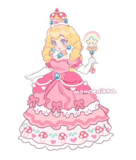 Oc Sheet Character Design, Super Princess Peach, Super Mario Princess, Peach Design, Super Princess, Nintendo Princess, Pretty Artwork, Super Mario Art, On Hiatus