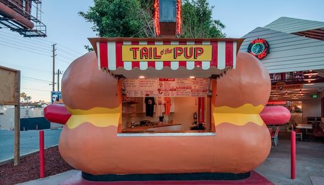 The 7 Wackiest Restaurants In Southern California Where Dining Is A Blast Gothic Bar, Forest Lodge, California Restaurants, Food Fest, Hot Dog Stand, Coffee Container, Los Angeles Restaurants, Santa Monica Blvd, West Hollywood California