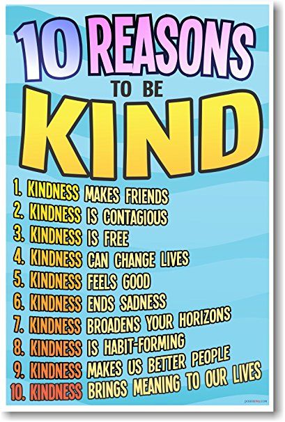 10 Reasons to Be Kind #classroom Classroom Motivational Posters, Classroom Motivation, Kindness Projects, Kindness Challenge, New Classroom, To Be Kind, Kindness Quotes, Classroom Posters, School Counseling