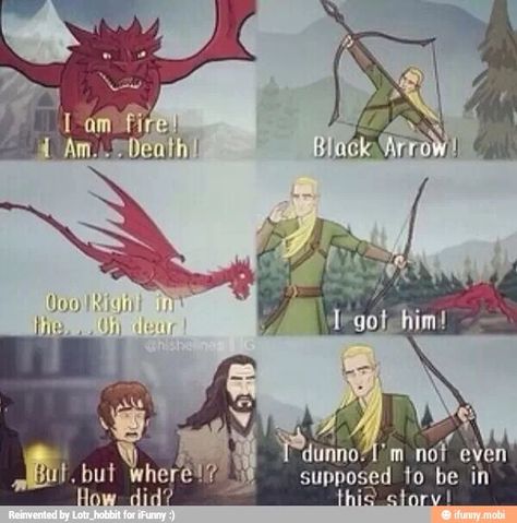 How the desolation of SMAUG should have ended XD Tiny Smaug, Smaug Art, The Desolation Of Smaug, Desolation Of Smaug, Orlando Bloom, Never Gonna, Long Time Ago, Narnia, Lord Of The Rings