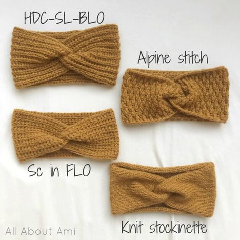 Puff Stitch Headband, Alpaca Yarn Crochet Patterns, Ear Warmers Crochet, Crochet Twisted Headband, Crochet Jersey, Knitted Headbands, Crochet Headband Free, Wool Headband, Crochet Headband Pattern Free