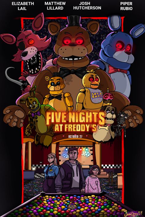 Fnaf Movie Fanart, Freddy Fazbear Fanart, Five Nights At Freddy's Fanart, Five Nights At Freddy's Wallpaper, Five Nights At Freddy's Movie, Fnaf Freddy Fazbear, Freddy Movie, Captain Marvel Carol Danvers, Fnaf Fanart