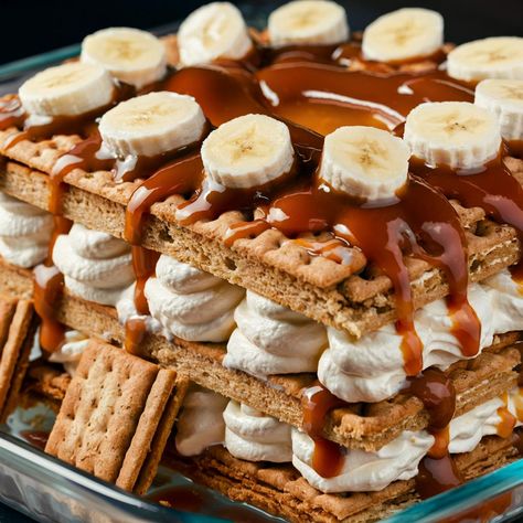 Indulge in the ultimate dessert experience with our Salted Caramel Banana Ritz Icebox Cake. This no-bake delight combines the sweetness of bananas and caramel with the savory crunch of Ritz crackers, creating a perfect balance of flavors and textures.

https://deluxerecipe.com/recipe/salted-caramel-banana-ritz-icebox-cake-recipe/?feed_id=511&_unique_id=66774d0962fc5

#Food
#InstaFood
#FoodPorn
#Foodie
#FoodPhotography
#Yummy
#Delicious
#Foodstagram
#FoodLover
#FoodiesOfInstagram
#Eat
#FoodPic... Parfait Glasses, Icebox Cake Recipes, Salted Caramel Sauce, Icebox Cake, Ritz Crackers, Ice Box, Caramel Sauce, Perfect Desserts, Vanilla Ice Cream