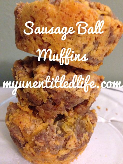 sausage ball muffins recipe Great appetizer recipe! Easy Crock Pot Potato Soup, Crock Pot Potato Soup, Crock Pot Potato, Sausage Ball, Superbowl Food Appetizers, Make Sausage, Jimmy Dean Sausage, Football Party Foods, Bowl Party Food