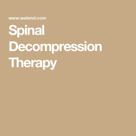 Spinal Decompression Therapy Decompression Therapy, Spinal Fusion, Spinal Decompression, Spinal Nerve, Physical Therapy Exercises, Relieve Back Pain, Cold Therapy, Sciatica, Neck Pain