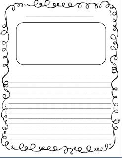 Sticker Story Paper FREEBIE!  My students love getting stickers and creating a story around them!  Here are some cute sticker story paper templates :-) Story Writing Template, Paper Template Free, Free Writing Paper, Writing Paper Template, Handwriting Paper, Writing Template, 2nd Grade Writing, Work On Writing, Preschool Writing