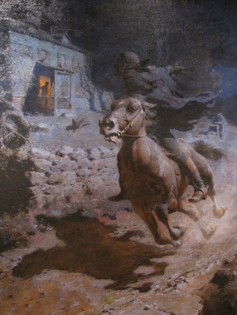 William Robinson Leigh Follow Rhade-Zapan for more visual treats Treats Aesthetic, Midnight Ride Of Paul Revere, William Robinson, Nc Wyeth, Moonlight Painting, Paul Revere, Heritage Museum, Biblical Art, Dog Blog