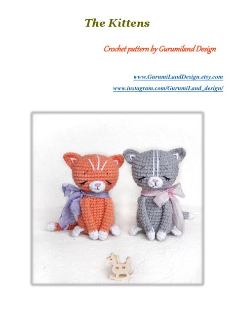 gatitos amigurumi Grey Kitten, Crochet Bunny Pattern, Bunny Pattern, Basic Crochet, Dmc Embroidery Floss, Crochet Fabric, Yarn Tail, Pink Yarn, Dmc Floss