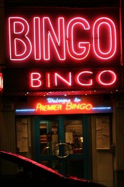 Neon bingo sign. Bingo Hall, Bingo Blitz, Paneled Doors, Bingo Night, Big Twist, Amazing Technology, All Of The Lights, Fundraising Ideas, Chapter 16