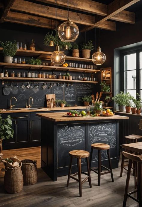 27 Stunning Boho Kitchen Designs That Will Inspire You 22 Dark Boho Kitchen Ideas, Coastal Boho Kitchen, Tiny Cottage Kitchen, Kitchen Flat, Bohemian Kitchen Decor, Botanical Kitchen, Boho Kitchen Ideas, Aqua Kitchen, Yurt Living