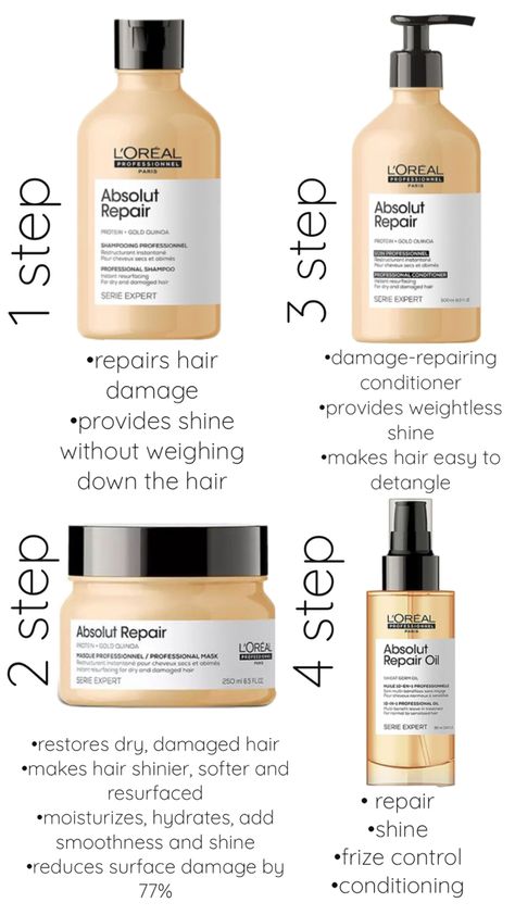 Loreal Hair Mask, Shampoo Loreal, Loreal Shampoo, Mask For Hair, Loreal Hair, Best Shampoo, Repair Mask, Oil For Hair, Shampoo Conditioner