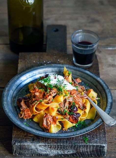 I know sometimes all of the roast lamb disappears, but if you manage to sneak some away, this ragù recipe makes a great day after dinner. Leftover Lamb Recipes, Lamb Ragu Recipe, Leftover Roast Lamb, Lamb Roast Recipe, Lamb Pasta, Leftover Lamb, Lamb Ragu, Ragu Recipe, Roast Lamb