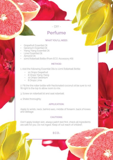 Perfume Recipes With Essential Oils, Essential Oil Perfume Recipes Spray, Floral Essential Oil Blends Perfume Recipes, Making Perfume With Essential Oils, Homemade Perfume With Flowers, Diy Perfume Recipes, Essential Oil Perfume Blends, Homemade Perfume, Essential Oil Beauty