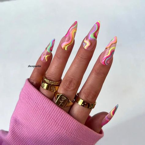 Unlock Your Nail Art A-Game: 47 Must-Try Spring-Inspired Designs for Your Clients! Pastel Tips, French Manicure Designs, Bunny Nails, Spring Nail Trends, Hot Pink Nails, Cute Spring Nails, Floral Nail, Inspired Nails, Floral Nail Art