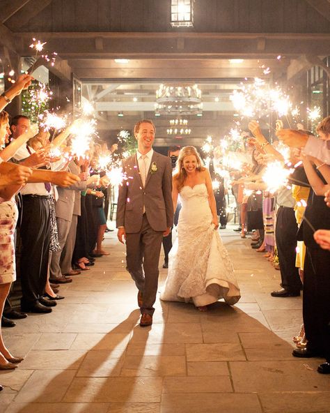 This couple departed through a path of guests holding festive sparklers at the end of the evening. Anguilla Wedding, Classic Shots, Wedding Walk, Equestrian Wedding, Old Edwards Inn, Wedding Fireworks, Paradise Wedding, Poppin Bottles, Kauai Wedding