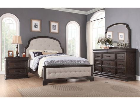 Winners Only Upholstered Panel Bed BX1001K 90s Bedroom, Bed Wood, Sleigh Bed, Standard Bed, Upholstered Panel Bed, California King Bedding, Bedroom Panel, Sleigh Beds, Kids Bedroom Sets