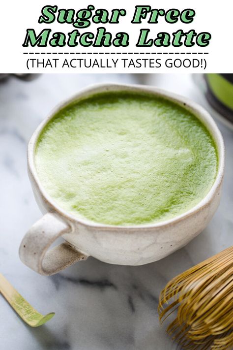 Best Matcha Latte Recipe, Matcha Powder Recipes, Matcha Drinks, Matcha Tea Latte, Sweet Matcha, Starbucks Matcha, How To Make Matcha, Matcha Latte Recipe, Sugar Free Drinks