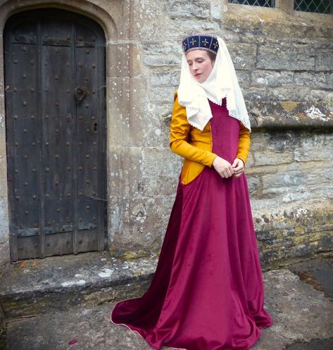 Pink medieval dress